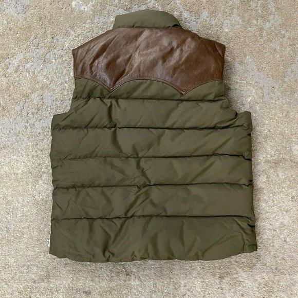 Vintage Penfield Olive Drab Stapleton Down Vest Sz S - Picture 3 of 10